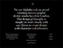 Tablet Screenshot of alphabeticalstudio.com